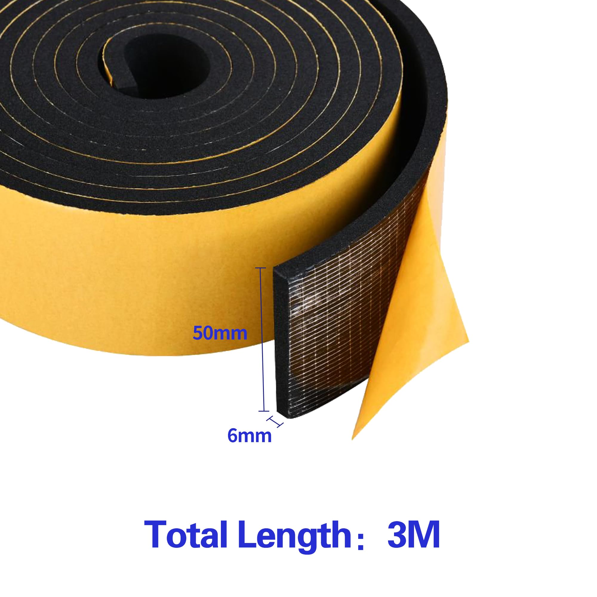 Neoprene Self Adhesive Backed Foam Sponge Strip