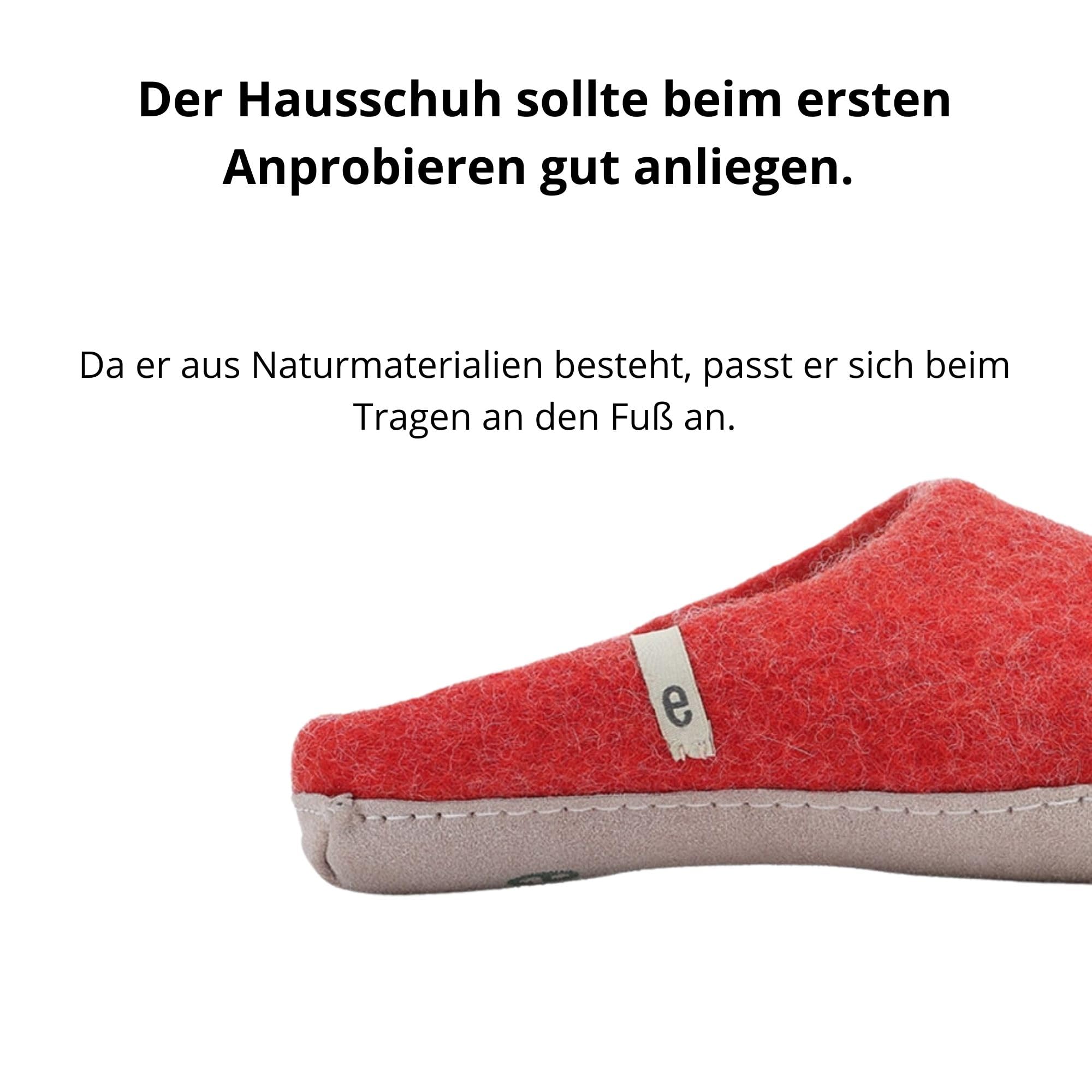 egos Hausschuhe Damen und Herren | Warme und Bequeme Filzschuhe für Winter und Sommer | Handgefertigte Filzhausschuhe Damen aus 100% natürlicher Wolle