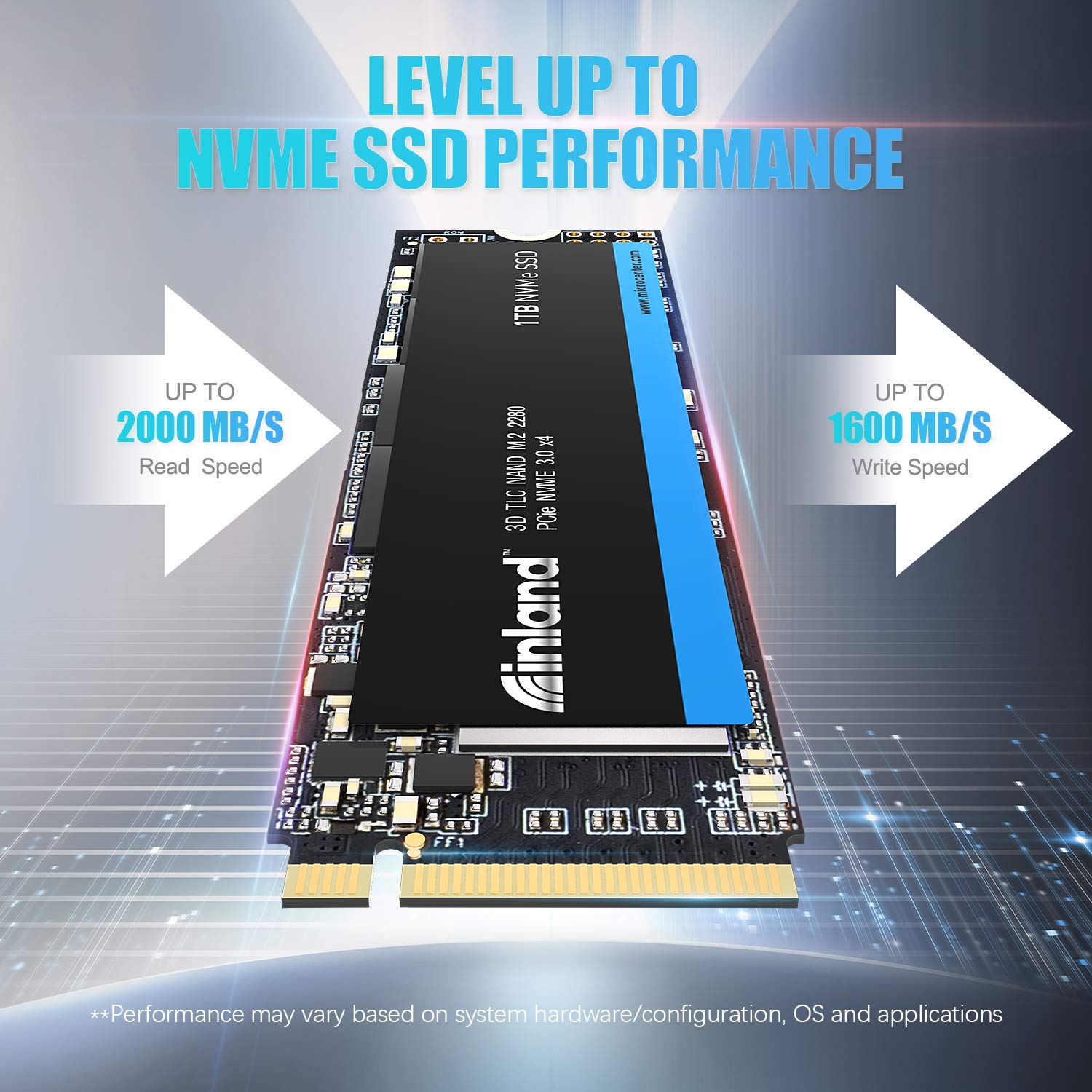Amazon.com: INLAND Professional 1TB NVMe SSD M.2 2280 PCIe Gen 3.0
