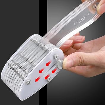 3mm Squid Cutter, Acrylic Time Labor Saving Cutter for Squid Cuttlefish Scallion Gizzard, Kitchen Tool with Commercial and Home Use