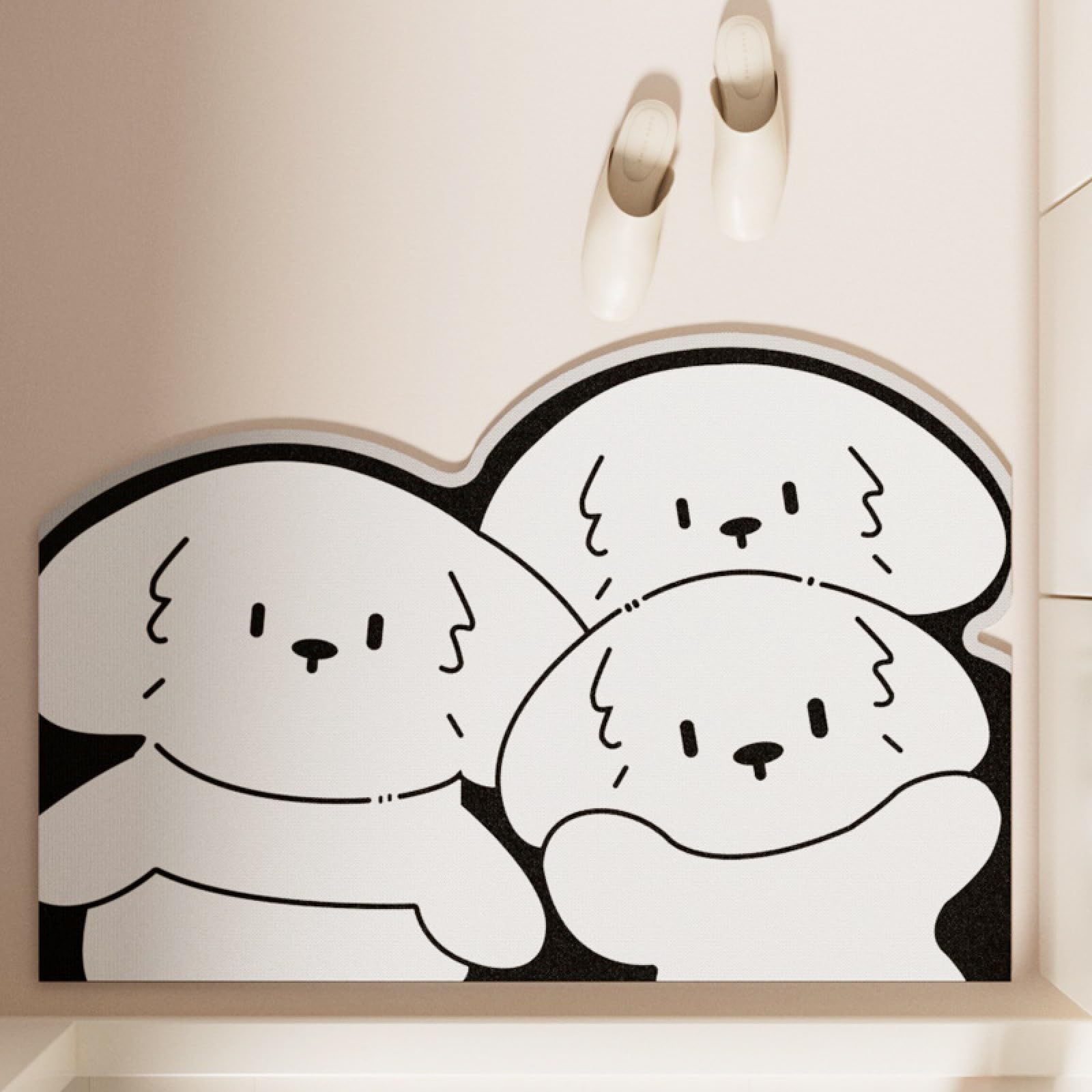 Alfombrilla de baño for perros ideal para evitar huellas mojadas en el suelo de tu casa limpia