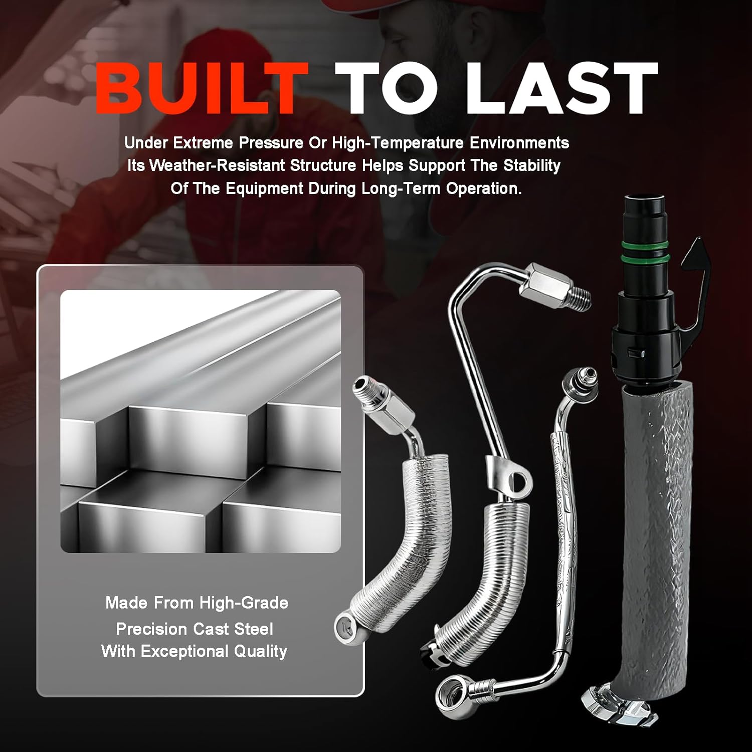 Complete Turbo Oil AND Coolant Line Kit for 1.4L EcoTec - For Chevy Cruze Sonic Trax & Buick Encore (2011-2021) - Replaces OEM 55568031, 55592600,25198546