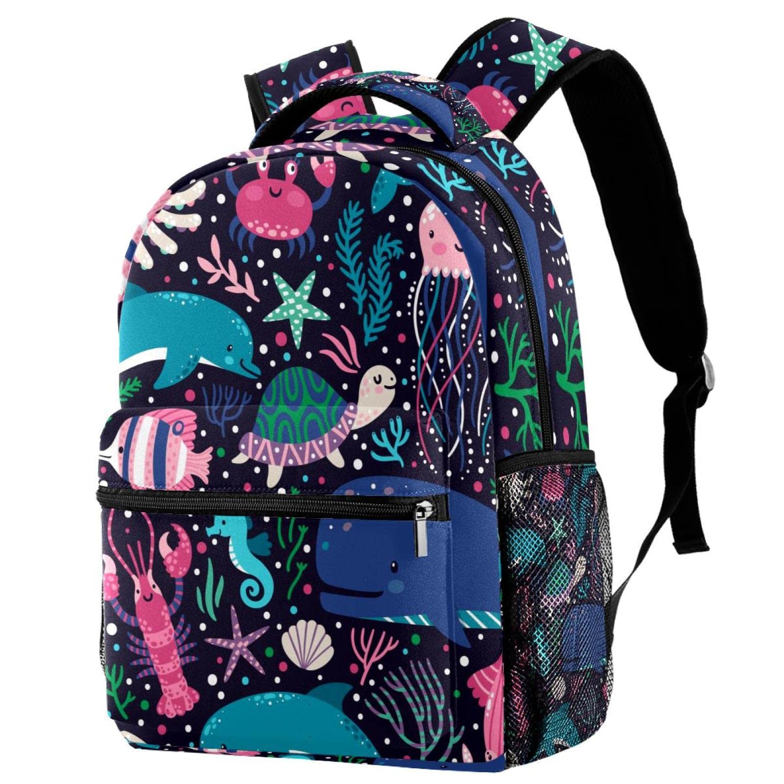 Bolsas de viaje con compartimento para portátil de tortuga y ballena 7