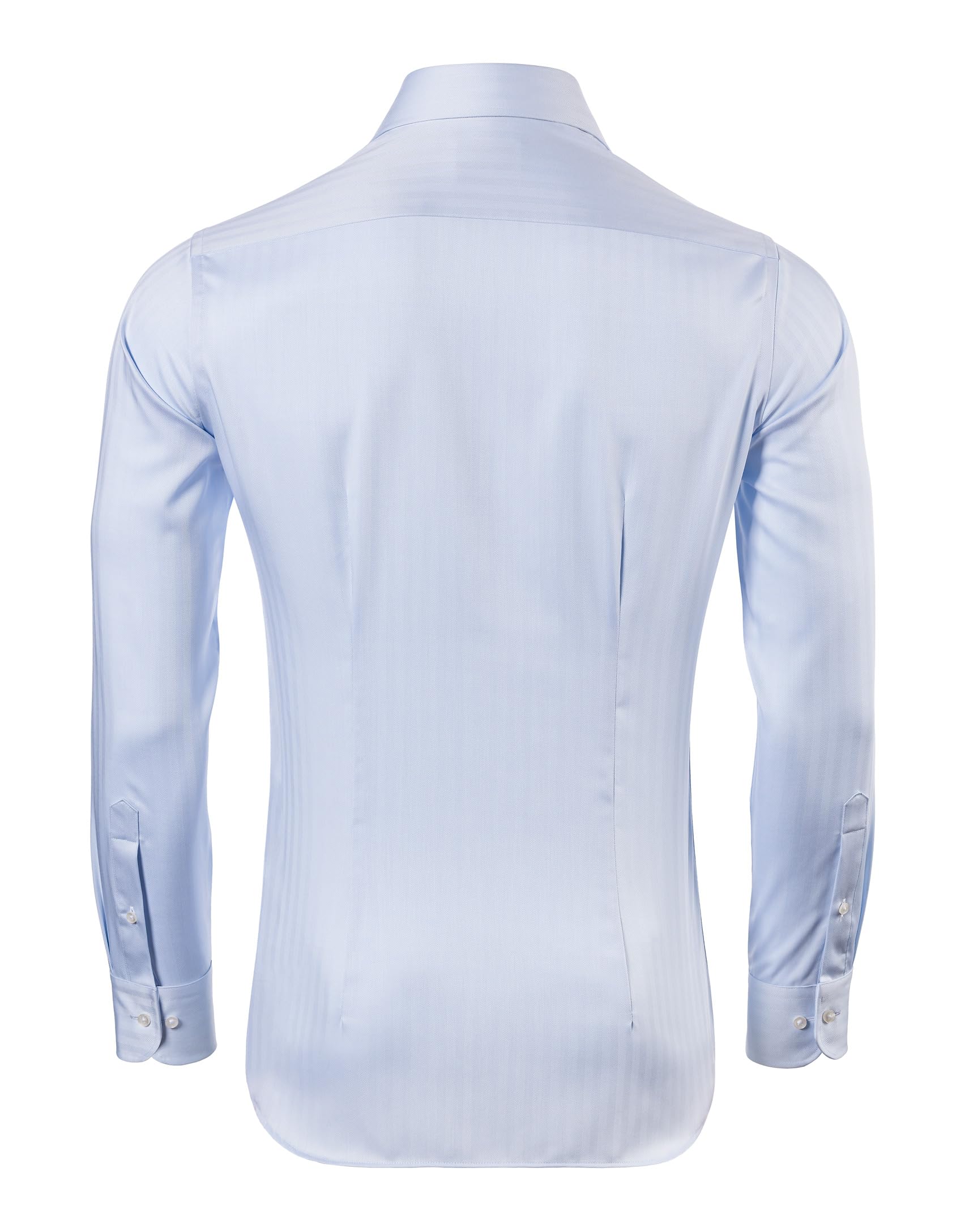 Vincenzo Boretti Camicia Elastica Uomo Eleganti, Taglio Molto Aderente (Extra Slim-Fit), Stretch, Collo Classico, Manica Lunga, in Tinta Unita - Easy Iron, Facile da Stirare
