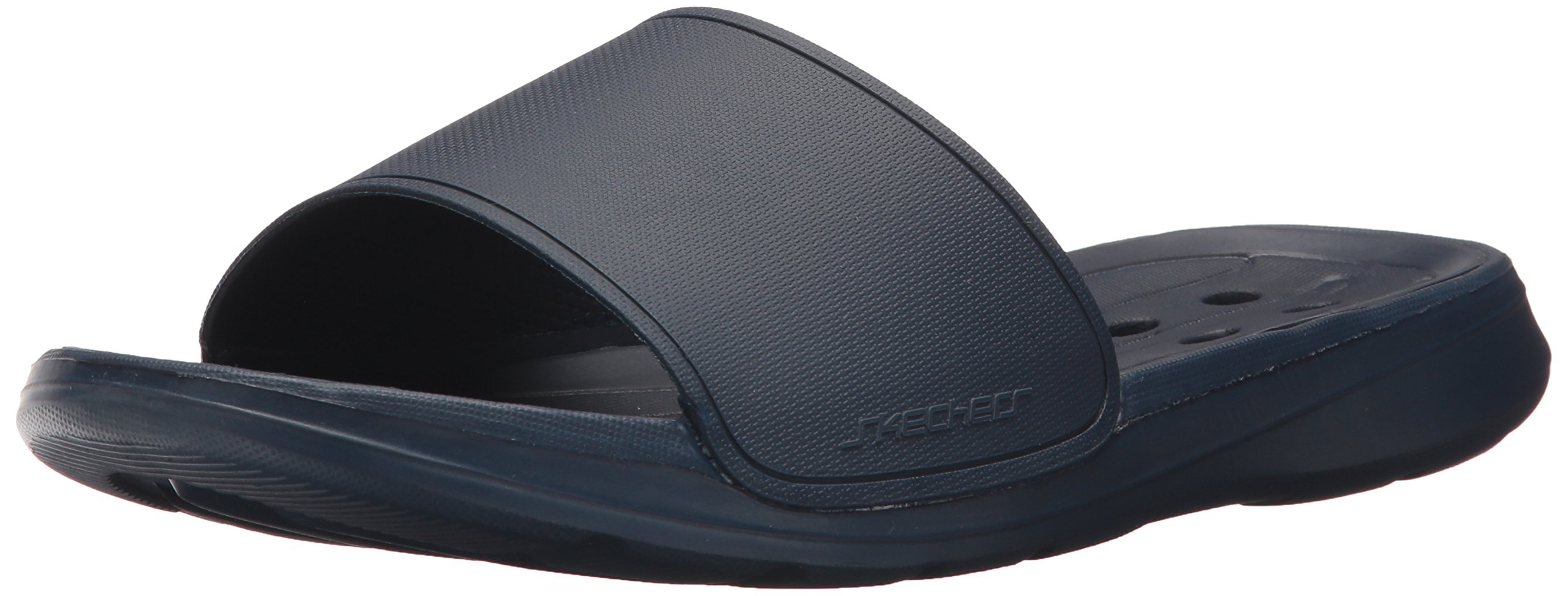 SkechersCrossbay Slide With Midsole Drains, Men’S Fitness & Cross Training Sandals, Blue (Navy), 10 Uk (45 EU)