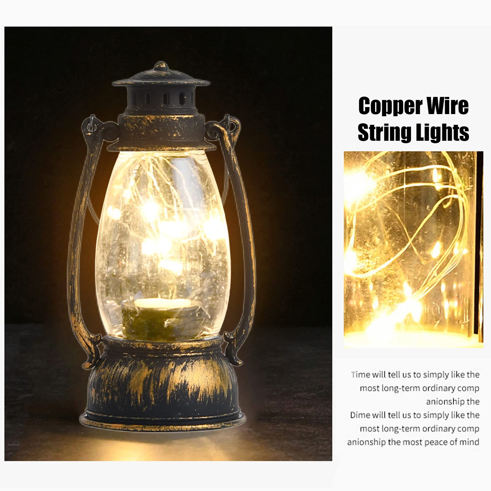 Amazon.co.jp: dikawe屋外ランタン、アンティーク、ガーデンライト