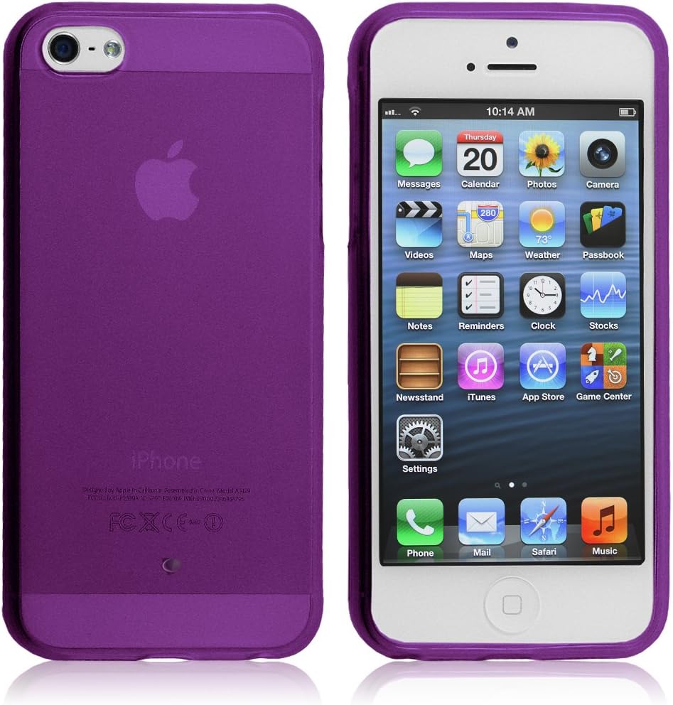 Chromo Inc. iPhone 5 TPU Technology Slim Fit Case For The New iPhone 5 - Purple