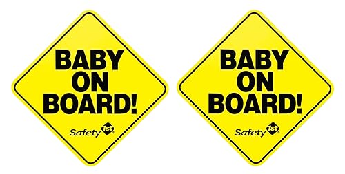 Safety 1st Imán de letrero de bebé a bordo, 2 unidades
