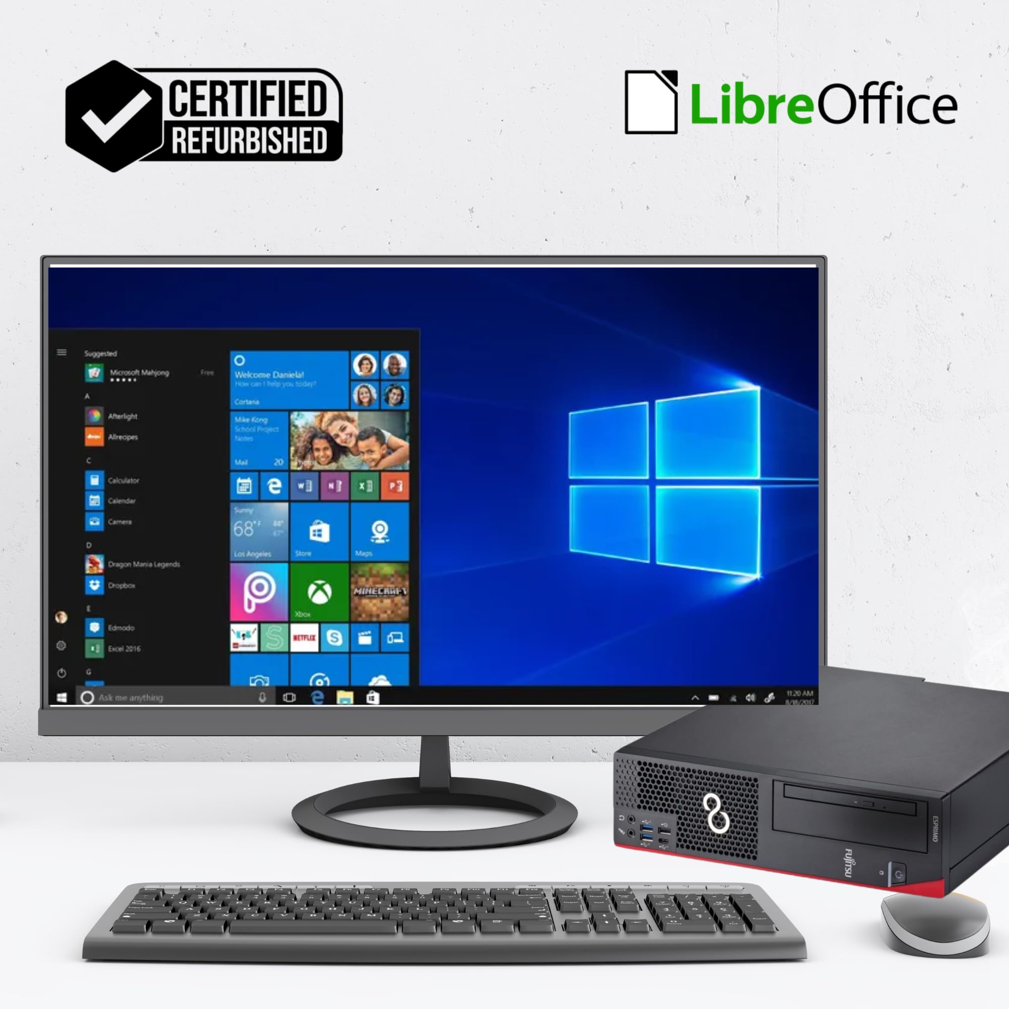 Windowsデスクトップ Fujitsu ESPRIMO D587/SX i7 7700 Fujitsu Esprimo D957 – Desktop PC Processor Intel i7-7700 4 Core