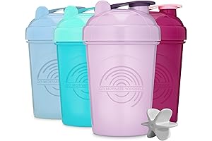 GOMOYO Shaker Bottle 20 oz - 4 Pack