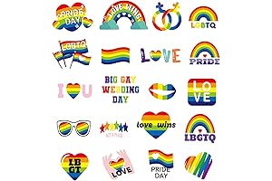 Rainbow Heart Pride Bumper Sticker for LGBTQ Pride Month