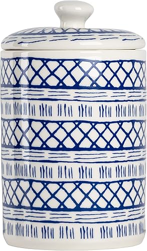 Vista 43 de 10 Strawberry Street Juego de recipientes de cocina con relieve de diamante, juego de 3, azul diamante Diamante azul