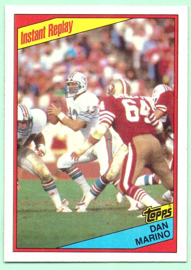 Dan Marino 1984 Topps Instant Replay #124 - Miami Dolphins, Rookie