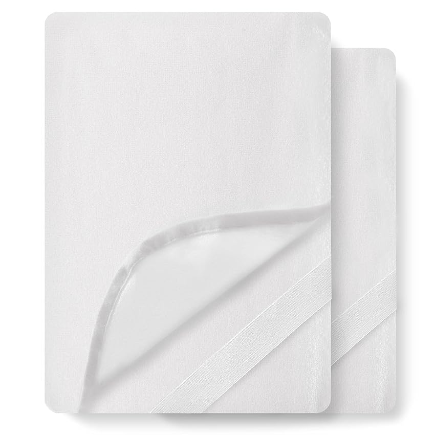 Immagine del prodotto Coprimaterasso Una Piazza e Mezza Impermeabile 120x200 cm 2pz Lenzuolo in Cotone Cerata Letto Francese Salva Materasso Traversa Traspirante Antiacaro Anallergico Lavabile in Lavatrice con 4 Elastici