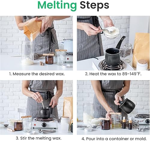 Miniatura 6 de AharHora Gránulos de cera de abeja amarilla, cera de abeja orgánica natural de 5 libras para hacer velas, pastillas de cera de abeja para el cuidado