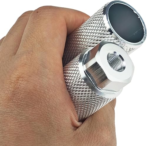 Miniatura 10 de Zelerdo 2 pares de clavijas de aleación de aluminio para bicicleta de montaña, ciclismo, truco trasero, para ejes de 38 pulgadas