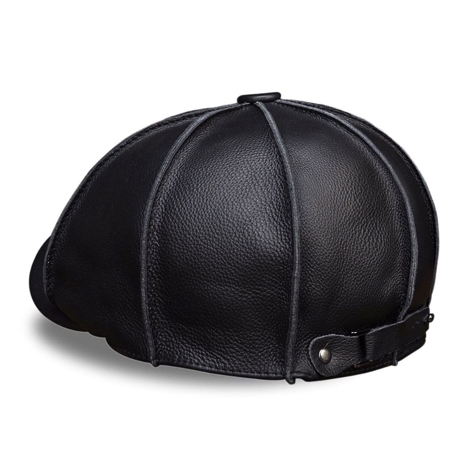 Mężczyźni. Prawdziwej Skóry Czapka z baseball Kapelusz Brand New Real Leather Beret Caps Hats