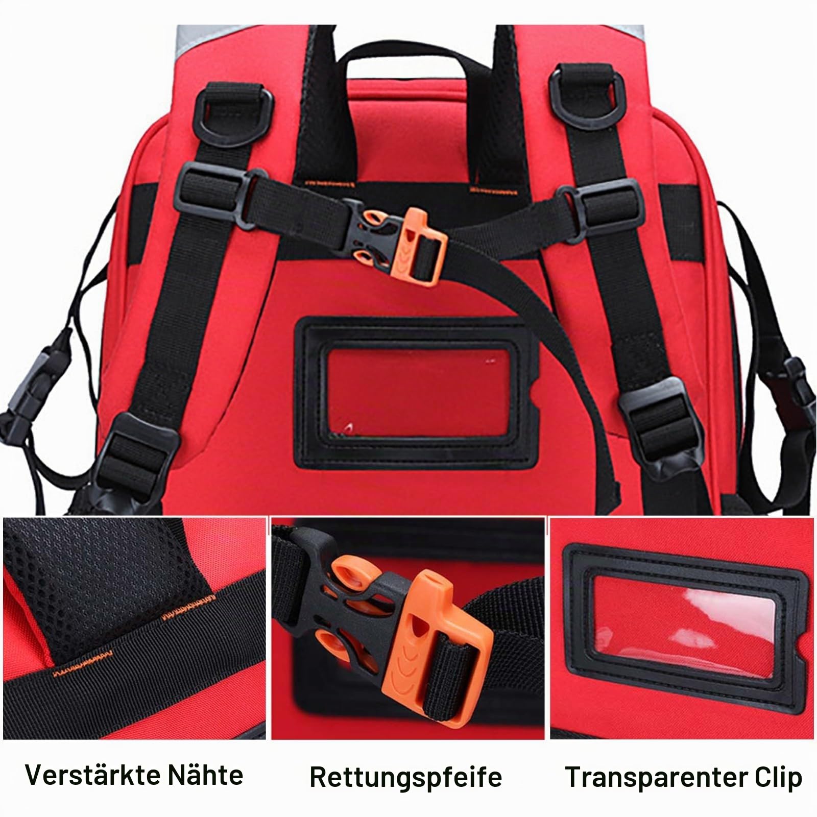 Cubstone Rollstuhl Rucksack, Multifunktions-Rollstuhl-Bag,Mobilitäts-Roller Universal - Große Kapazität Rollstuhlzubehör Rollstuhltasche Hinten - Wasserdichtes - mit Reflektierendem Streifen(E)