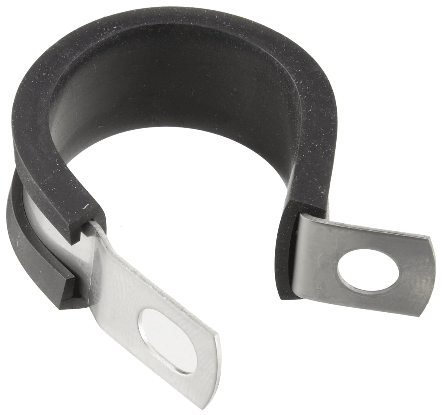 KMC Stampings COL Series Stainless Steel 304 Loop Hose Clamp, 1-1/4" Clamp ID, 1/2" Band Width, 3/64"Band Thickness, Pack Of 10