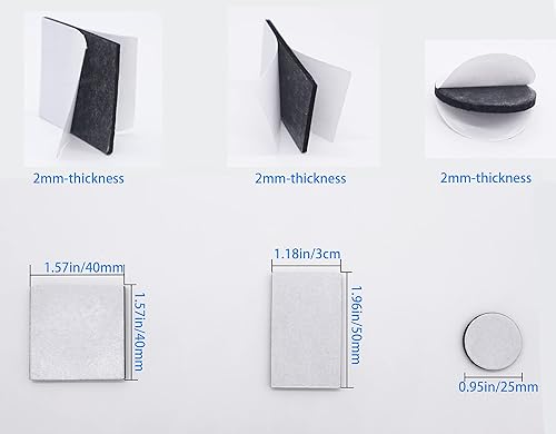 Miniatura 2 de Paquete de 120 cintas de espuma de doble cara, cinta de montaje de almohadilla fuerte, cinta de espuma autoadhesiva, cinta de espuma fuerte