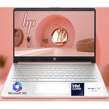 HP 14 Ultrabook Laptop Intel CPU 4GB RAM 128GB UFS Up to 11.5 Hours Battery Life Windows 11 Home Lightweight Rose Gold