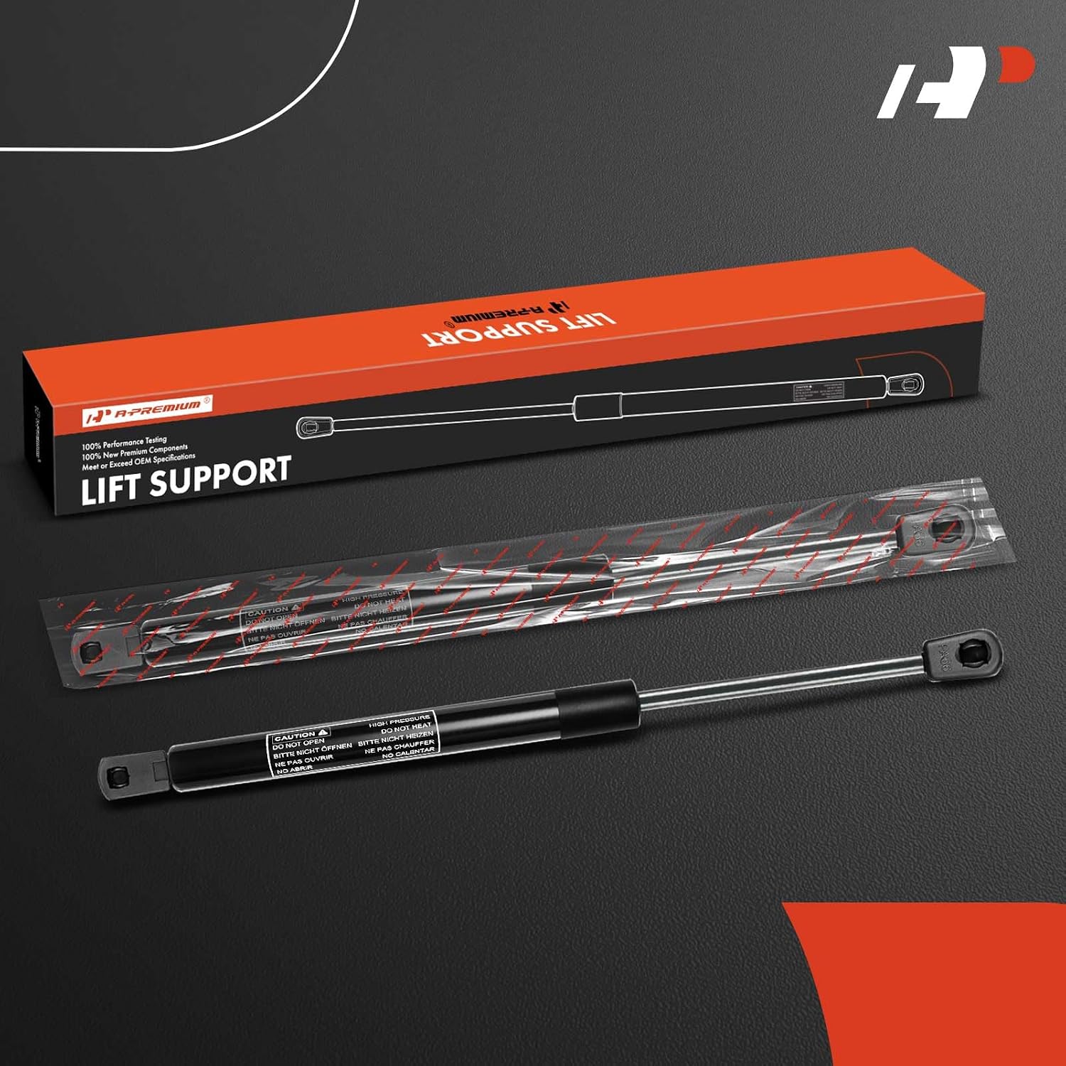 A-Premium Rear Trunk Lift Supports Shock Struts Compatible with Buick LaCrosse 2005-2009 Sedan 2-PC Set