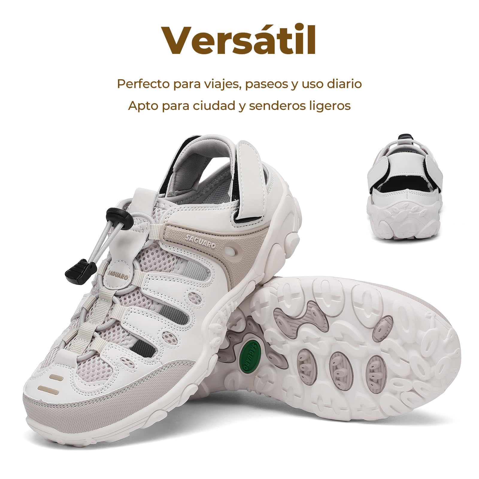 SAGUARO Sandalias Deportivas Mujer Antideslizantes y Transpirables, Sandalias de Trekking para Senderismo y Actividades al Aire Libre, Tallas 36-42 EU