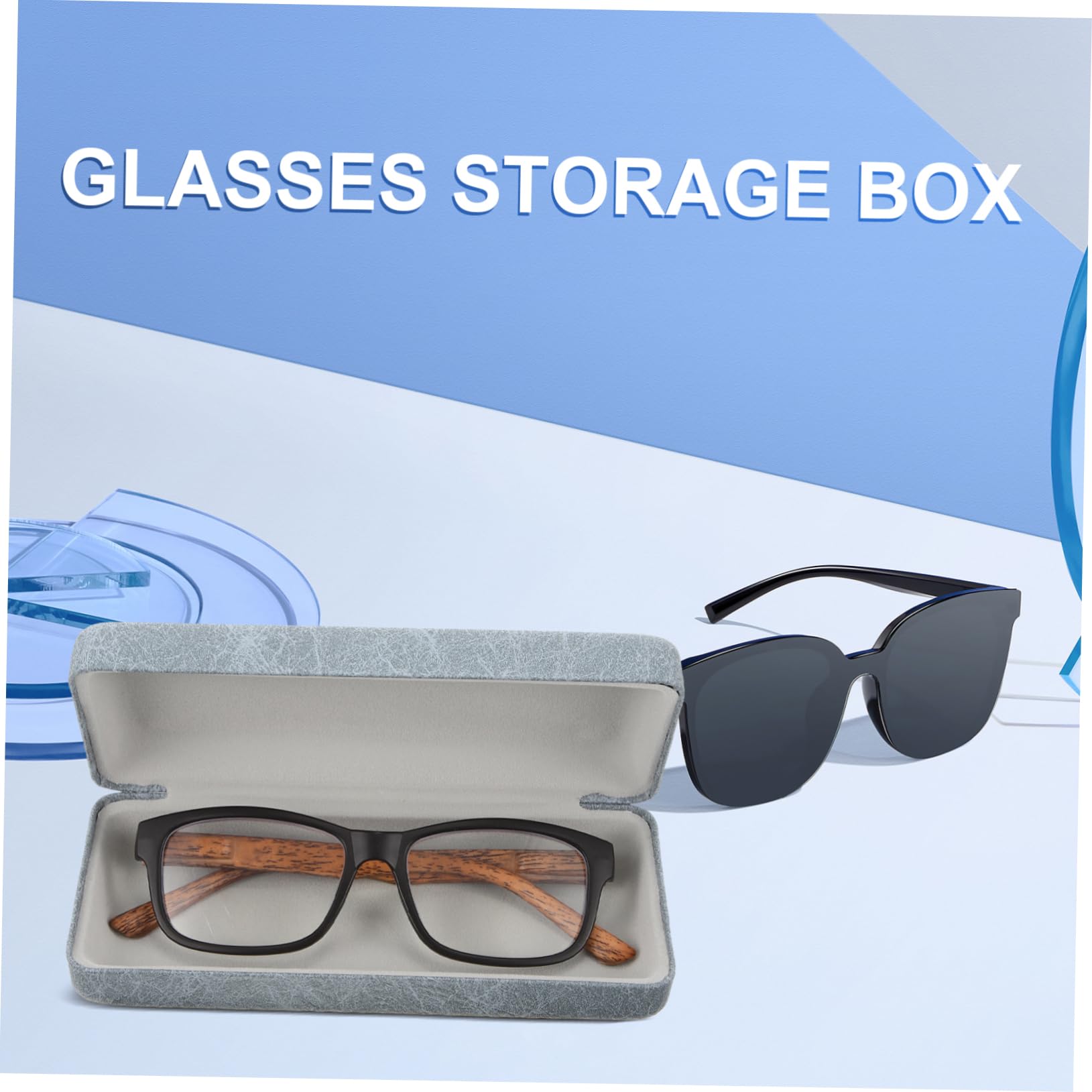 4piezas Estuche De Gafas Portátil y Organizador De Lentes Resistente Al Agua Para y Almacenamiento De Gafas De y Sol