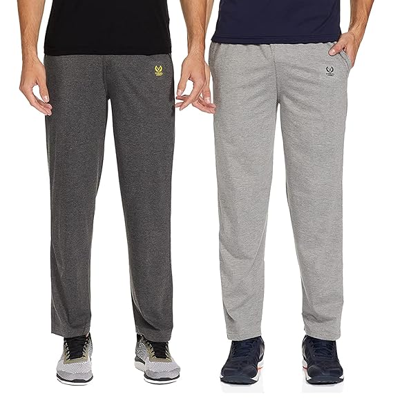 JONNEY Mens Multicolored Regular Fit Track Pants(Pack of 2)-JN-D10_ANT_D9_BLK_02-P