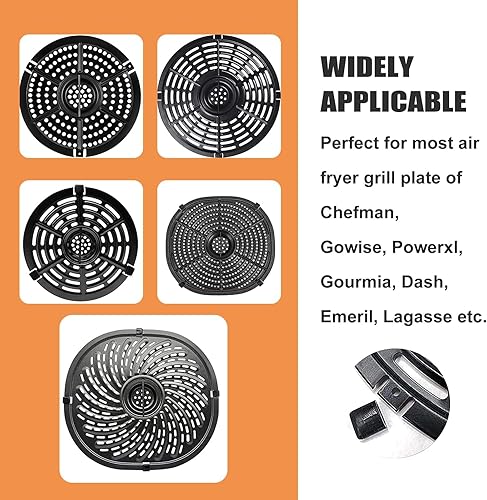 Miniatura 5 de Parachoques de goma para freidora de aire, 4 piezas de repuesto para freidora de aire, puntas de goma, goma de silicona, pestañas de goma,