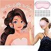 Teling 42 Pcs Pin The Ring on The Bride Bridal Shower Bachelorette Party Night Party Games Pin Game with Rose Gold Bridal Poster Ring Stickers Blindfold for Women Wedding Engagement