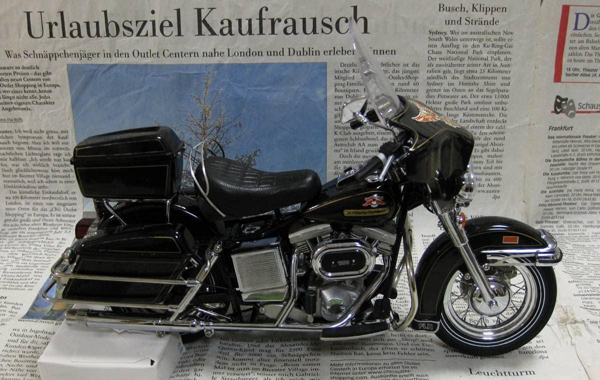☆フランクリンミント*ハーレー*1/10*1976 Harley-Davidson Electra