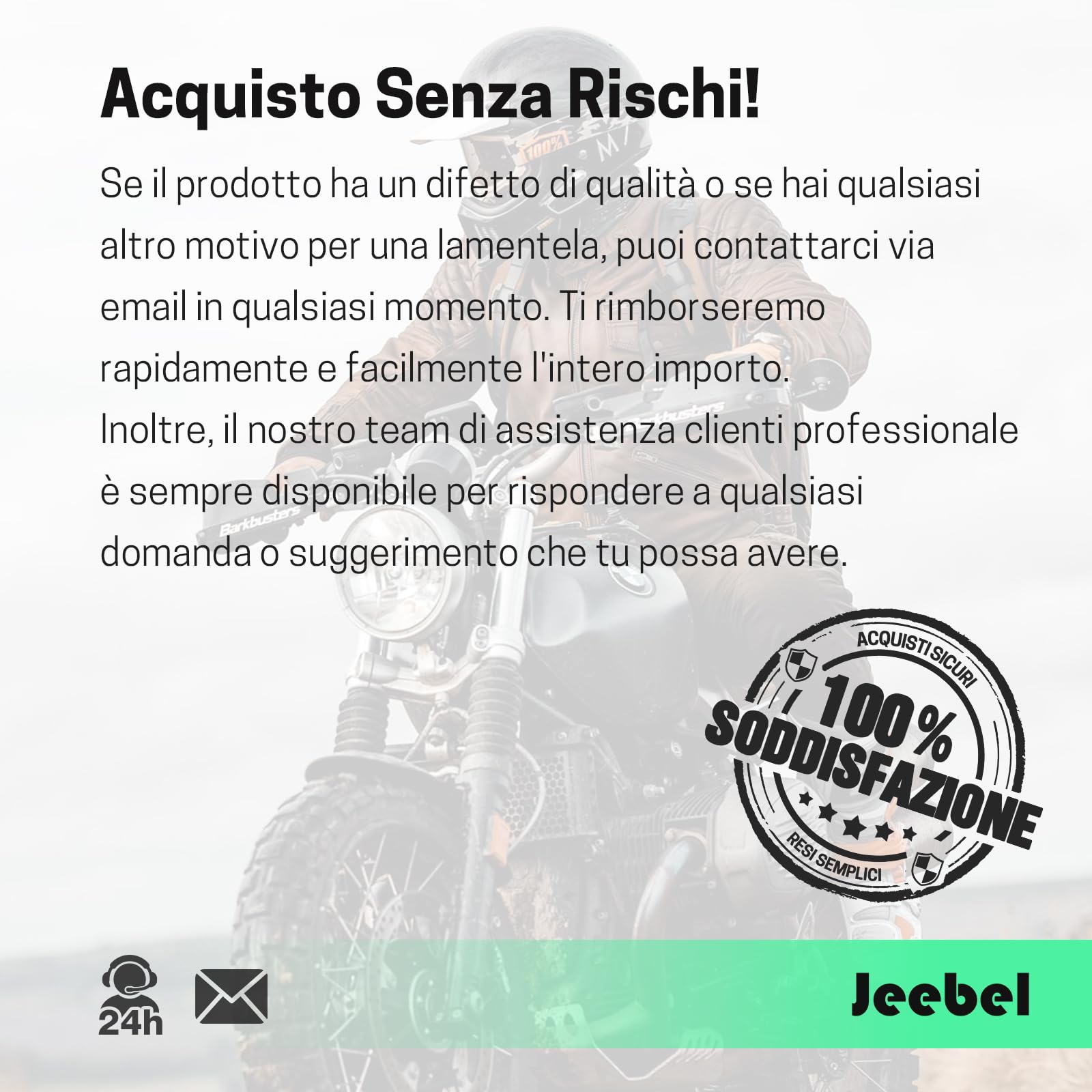 Jeebel Supporto Telefono Moto 3-in-1 Caricatore Smartphone Motociclo con Ricarica Wireless Qi 15W & USB-C QC 3.0 30W, Parasole, Antifurto, Rotazione 360° - Compatibile con iPhone/Android/GPS/ActionCam