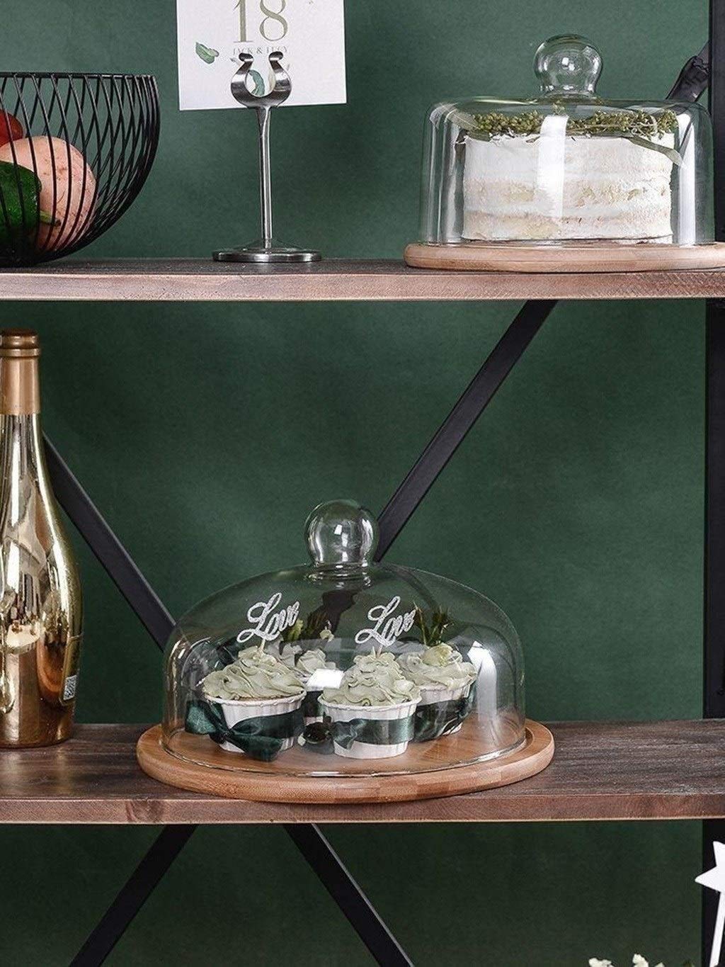 Présentoir à gâteaux Multifonction en Forme de dôme à Fromage, Plateau de présentation pour gâteaux aux Fruits, fromages, Desserts, Vaisselle, présentoirs à gâteaux