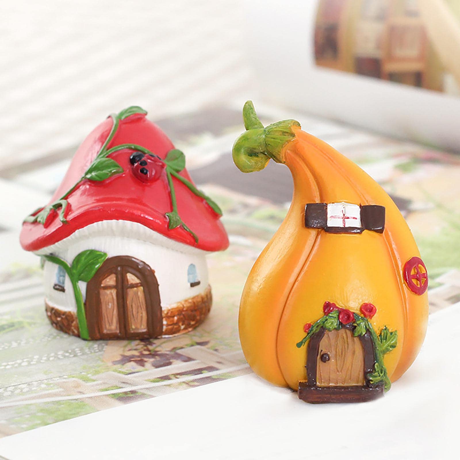 TOG Miniature Fairy Garden House Statue for Miniature Plant Pots Fairy Dollhouse Mushroom House|Home & Garden | Yard, Garden & Outdoor Living | Garden Decor | Statues & Lawn Ornaments (B0CJVJMRGC) Amazon Price History, Amazon Price Tracker