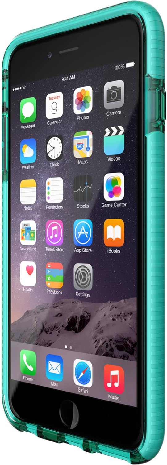 tech21 Apple iPhone 6 Plus/iPhone 6s Plus Evo Check Fitted Case FlexShock Impact Protection- Aqua/White