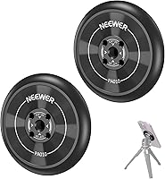 Vista 10 de NEEWER Soporte magnético para teléfono trípode con adaptador de rosca de 1/4" compatible con iPhone MagSafe, palo selfie para 15 Pro Max 15 Plus 14