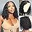 virginess Wear and Go Glueless Wigs Human Hair Pre Plucked Pre Cut Deep Wave Curly Bob Wig Human Hair Lace Front Wigs for Black Women 4x4 Lace Closure Human Hair Bob Wigs Glueless 10 Inch