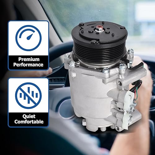 Miniatura 6 de WFLNHB Compresor de Aire AC Reemplazo para Honda Civic 2006 2007 2008 2009 2010 2011 1.8L CO 4918AC