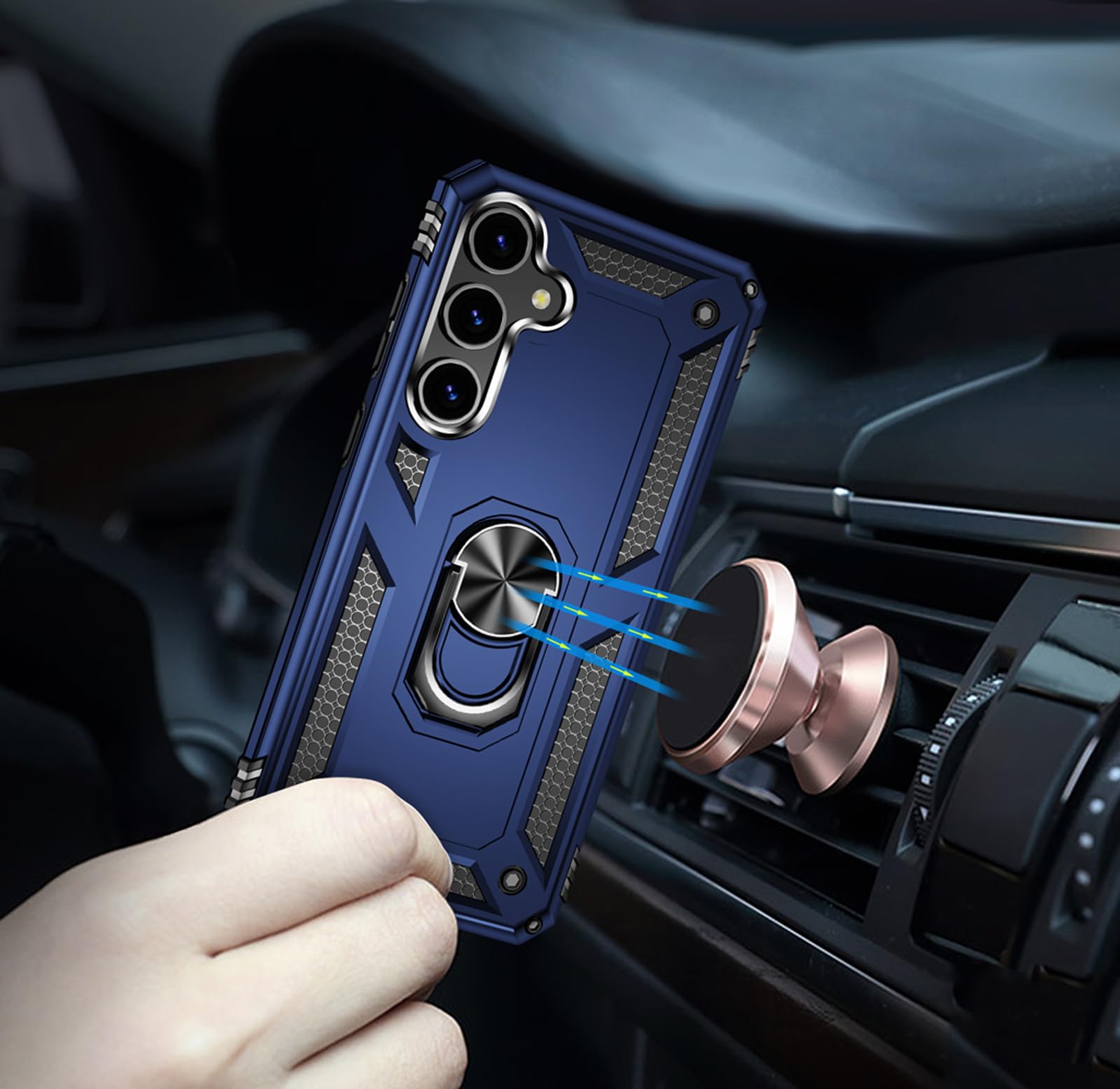 Effcotuo Custodia per OPPO Reno 15 5G Cover con 2 Pellicola Protettiva Vetro Temperato Case Trasparente Protettiva in Silicone TPU Custodia
