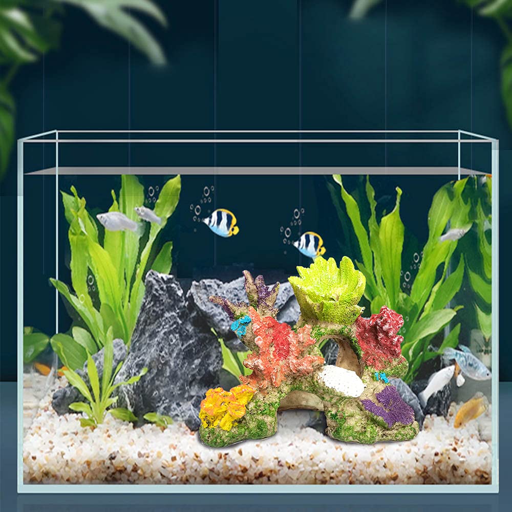 Amazon | 水槽 用 オブジェ アクアリウム オーナメント 珊瑚