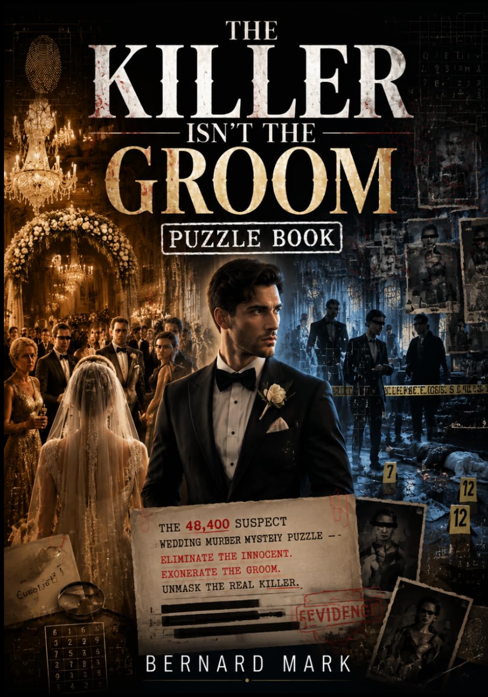 The Killer Isn't The Groom Puzzle Book: The 48,400 Suspect Wedding Murder Mystery Puzzle — Eliminate the Innocent. Exonerate the Groom. Unmask the Real Killer.
