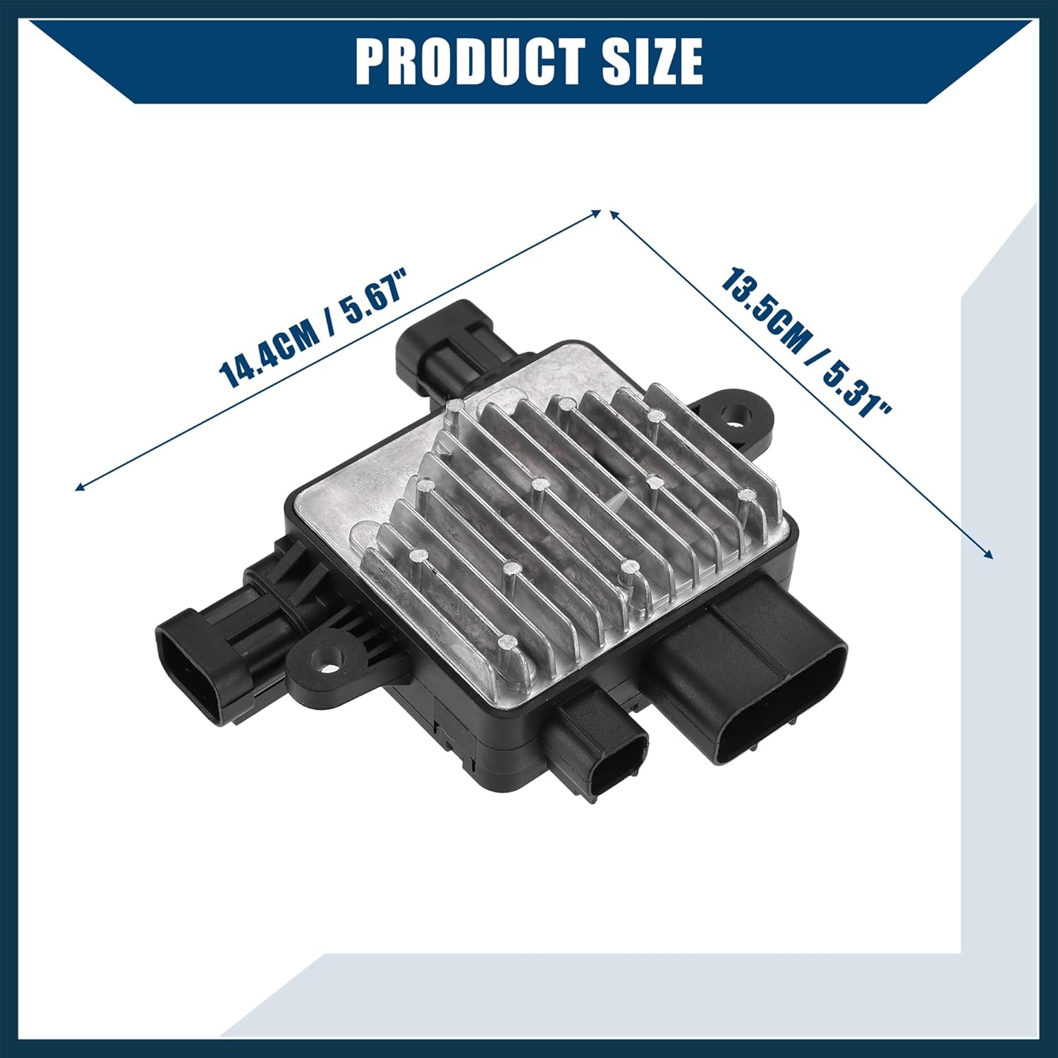 No.25385-4D900 Radiator Cooling Fan Control Module for Kia Sedona 2006-2014 / Engine Cooling Fan Control Module/Durable / 1 Pcs Silver Tone Automotive Parts