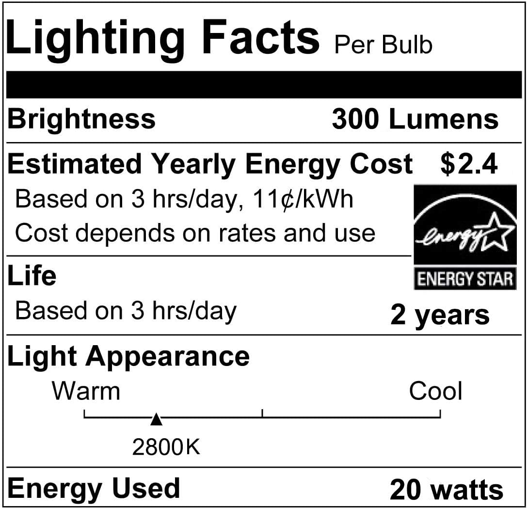 Vinaco G4 Light Bulb, G4 Halogen Bulbs 20W, 10PCS G4 Bulb 12V AC/DC Dimmable, G4 Bi-Pin Base 2800K Warm White with Long Lasting Lifetime, High Brightness 300LM T3 JC Type for Cabinet Lights