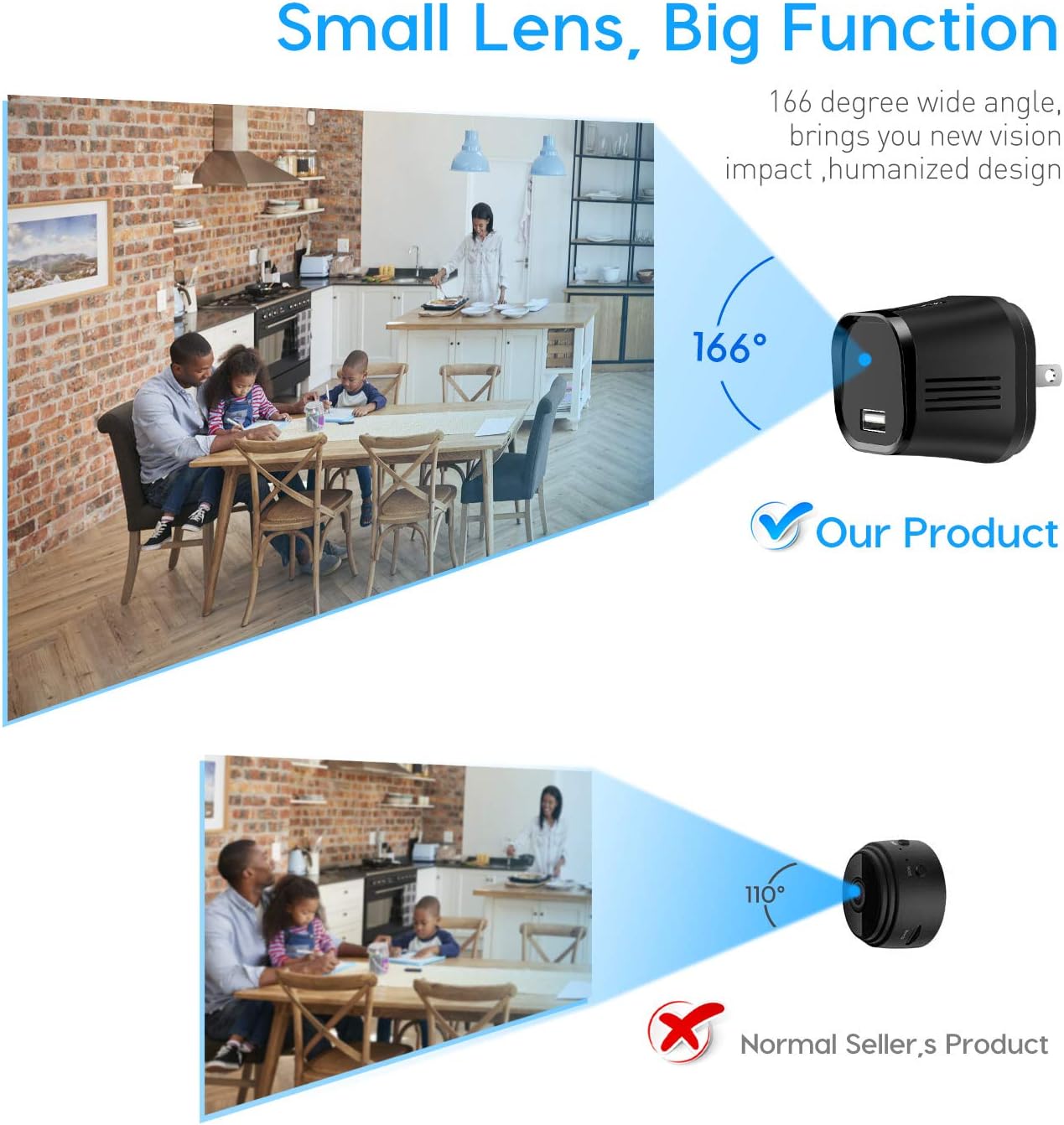 Hоlіdау Dеаlѕ 🛒 Hidden Camera Charger – USB Spy Camera – 4K Ultra-HD Mini Spy Camera Wireless – Motion Detection Alarm Feature – 166 Degree Wide Angle – No Light Night Vision – Ideal Nanny Cam, Spy Cam, Protection Blасk Frіdау - 80% оƒƒ Hidden Camera Charger – USB Spy Camera – 4K Ultra-HD Mini Spy Camera Wireless – Motion Detection Alarm Feature – 166 Degree Wide Angle – No Light Night Vision – Ideal Nanny Cam, Spy Cam, Protection