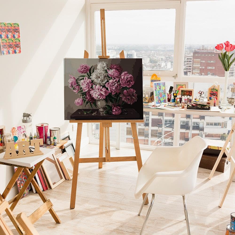 Mini Kit da Dipingere con i Numeri con cornice San Francisco - Figured'Art