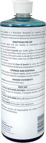 Miniatura 3 de SpaChoice Pool Choice 2-2420-04 - Clarificador de agua para piscina, color azul claro y brillante, 1 cuarto de galón, paquete de 4
