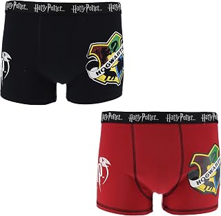 Calzoncillos Hombre, Algodón Elástico Suave, Calzoncillos Tipo Bóxer, Ropa Interior Hombres y Adolescentes, Pack de 2 Calzoncillos