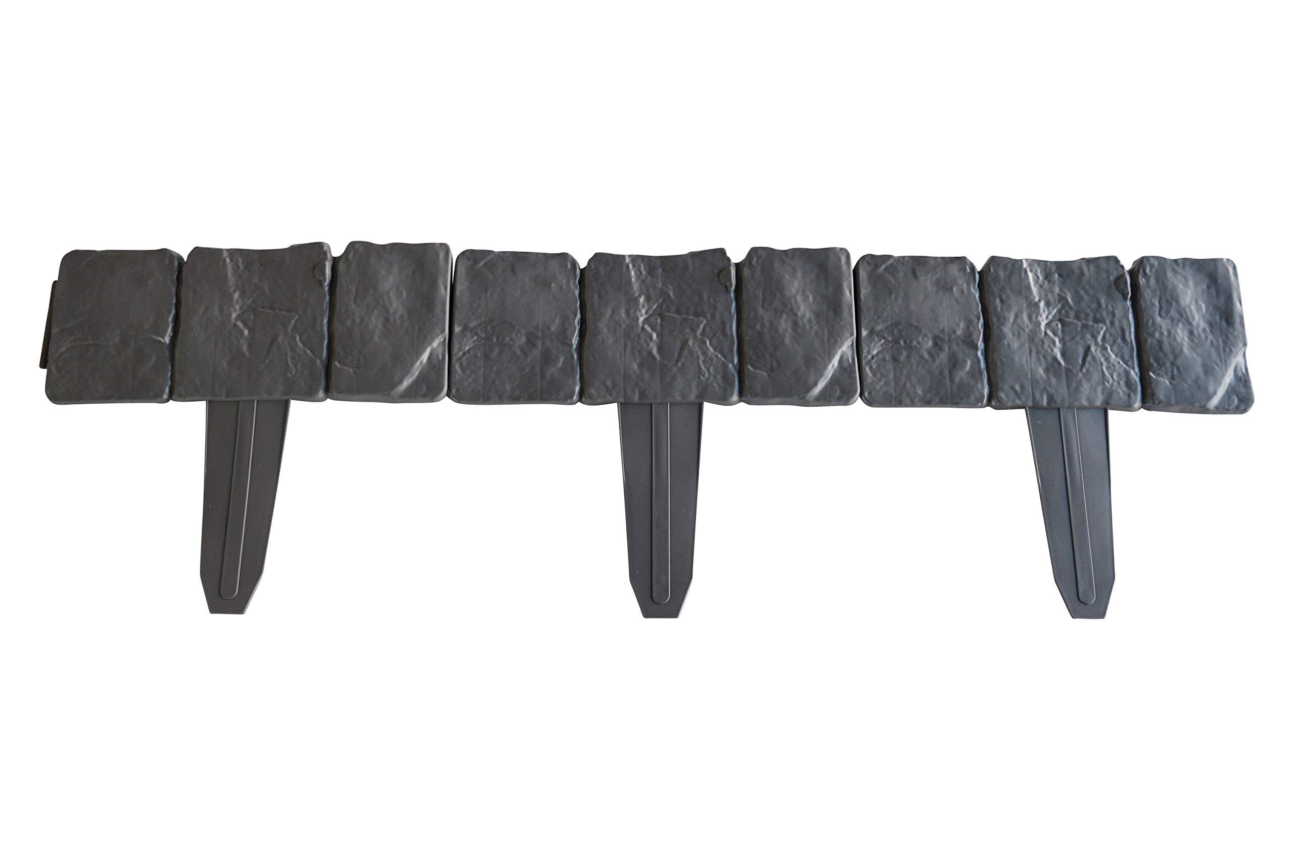 altone PD-02380 Lawn Edging/Flower Bed Edging, Grey