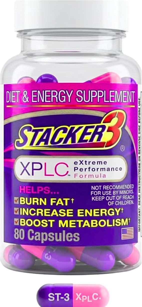 Stacker 3 XPLC by NVE Pharmaceuticals, 80 Capsules